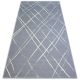 Tapis BCF BASE STROKES 3970 CARRÉS gris