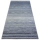 Alfombra de lavado moderna LAPIN shaggy antideslizante marfil / marrón