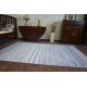 Alfombra de lavado moderna LAPIN shaggy antideslizante marfil / marrón