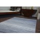 Alfombra de lavado moderna LAPIN shaggy antideslizante marfil / marrón