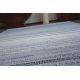 Alfombra de lavado moderna LAPIN shaggy antideslizante marfil / marrón