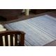 Alfombra de lavado moderna LAPIN shaggy antideslizante marfil / marrón