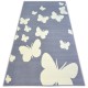 Килим BCF FLASH BUTTERFLY 3976 пеперуда сиво