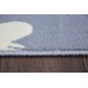 Модерен перален килим LAPIN shaggy, против слонова кост / шоколад