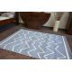 Modern washing carpet LAPIN circle shaggy anti-slip ivory / chocolate