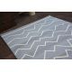 Kilimas BCF BASE CROOKED 3962 Zigzagas pilka