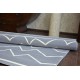 Kilimas BCF BASE CROOKED 3962 Zigzagas pilka