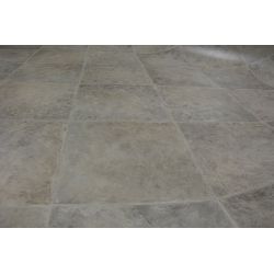 Tappeto MEFE moderno Cerchio 6182 Calcestruzzo - Structural due livelli di pile grigio 