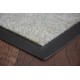 Modern children's carpet JOY circle Fox, for children - structural two levels of fleece grey / cream