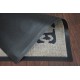 Modern children's carpet JOY circle Fox, for children - structural two levels of fleece grey / cream