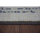 Modern children's carpet JOY circle Fox, for children - structural two levels of fleece grey / cream