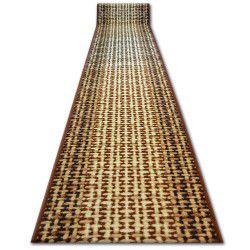 Alfombra de pasillo OPTIMAL ALCES marrón claro