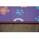 Carpet for children NUMBERS purple numbers, alphabet, digits