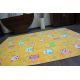 Wykładzina dywanowa dla dzieci OWLS żółty SOWY SÓWKI