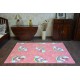 Montert teppe for barn UNICORN rosa