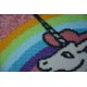 Fitted carpet for kids UNICORN pink