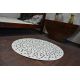 Carpet round FLAT 48715/768 SISAL - stained glass