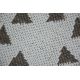 Kilimas Apskritas kilimas sizalio virvelės FLAT 48715/768 vitražas