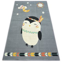 Alfombra de pasillo gruesa con refuerzo de goma MONTANA color verde