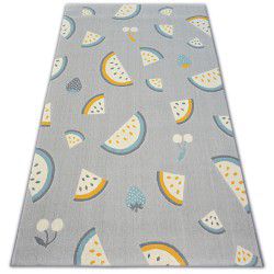 Carpet PASTEL 18407/052 - Watermelon Fruits grey turquoise gold