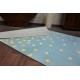 Pastel szőnyeg 18408/032 - Csillagok türkiz arany krém