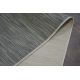 Alfombra reversible de cuerda sisal DOUBLE 29201/095 tonos de gris grafito/tonos de beige