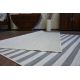 Carpet DOUBLE 29205/095 STRIPES black/beige / MELANGE beige double-sided