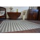 Carpet DOUBLE 29203/092 STRIPES grey/black double-sided