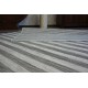 Sisal tapijt OMKEERBARE SISAL DOUBLE 29203/092 STREPEN grijs/zwartkleuring