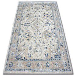 Tapis ARGENT - W7040 Crème et Bleu