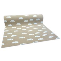 Moqueta antideslizante infantil CLOUDS beige