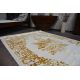 Akril manyas szőnyeg 192AA Elefántcsont/Arany rojt