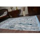 Akril manyas szőnyeg 195AA Szürke/Kék rojt