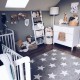 Carpet SKETCH - FA68 grey/cream - Stars