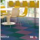 Carpet SKETCH circle - F343 cream/grey trellis