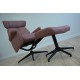 Fauteuil pliant VIVALDI rose foncé
