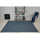 Sisal tapijt SISAL LOFT 21144 RUIT ZIGZAG blauw/zwart/zilverkleuring