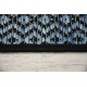 Sisal tapijt SISAL LOFT 21144 RUIT ZIGZAG blauw/zwart/zilverkleuring