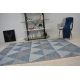 Sisal tapijt SISAL LOFT 21132 DRIEHOEKEN /zilver/blauwkleuring