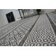 Fonott sizal szőnyeg LOFT 21118 boho elefántcsont/ezüst/szürke