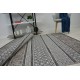 Alfombra de cuerda sisal LOFT 21118 Boho marfil/plateado/gris
