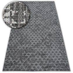 Koberec GLOSS moderni 406C 86 stylový, glamour, art deco, geometrický černý / zlato