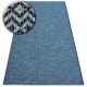 Fonott sizal szőnyeg LOFT 21144 rombusz Cikcakk kék/fekete/ezüst