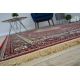 Carpet WINDSOR 12808 ROSETTE FRINGE TRADITIONAL red 