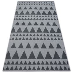 Carpet SENSE Micro 81243 TRIANGLES silver/anthracite
