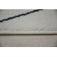 szőnyeg SENSE Micro 81249 Cikcakk etno fehér/kék