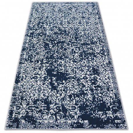 Carpet SENSE Micro 81260 VINTAGE white/navy