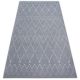 szőnyeg SENSE Micro 81249 Cikcakk etno ezüst/fehér