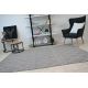 Carpet SENSE Micro 81249 ZIGZAG ETHNO silver/white