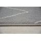 Carpet SENSE Micro 81249 ZIGZAG ETHNO silver/white